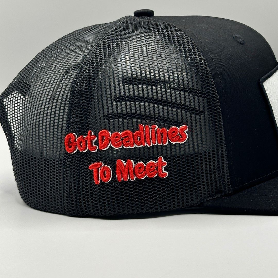 NO SleeP Trucker cap- Black
