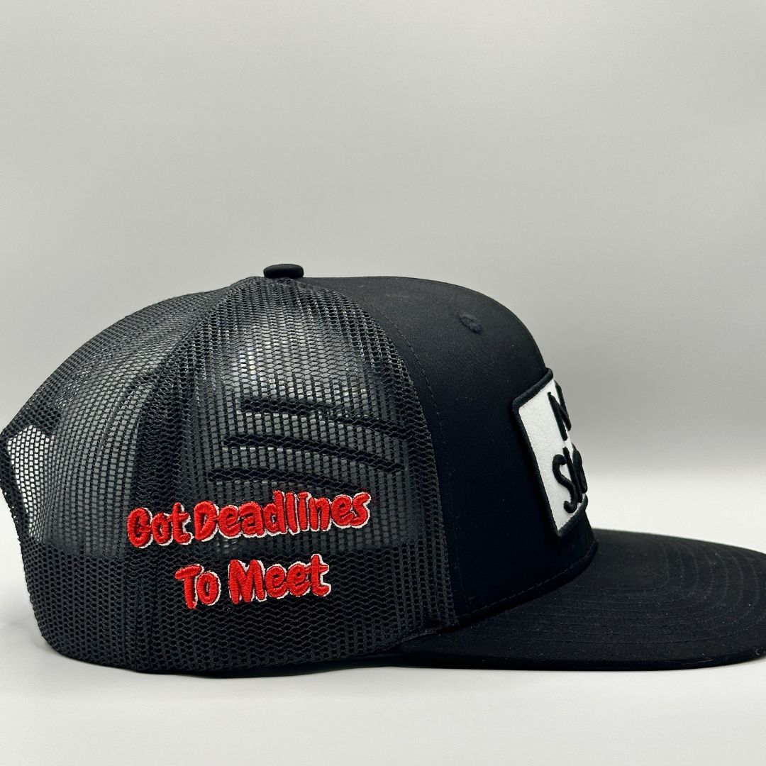 NO SleeP Trucker cap- Black