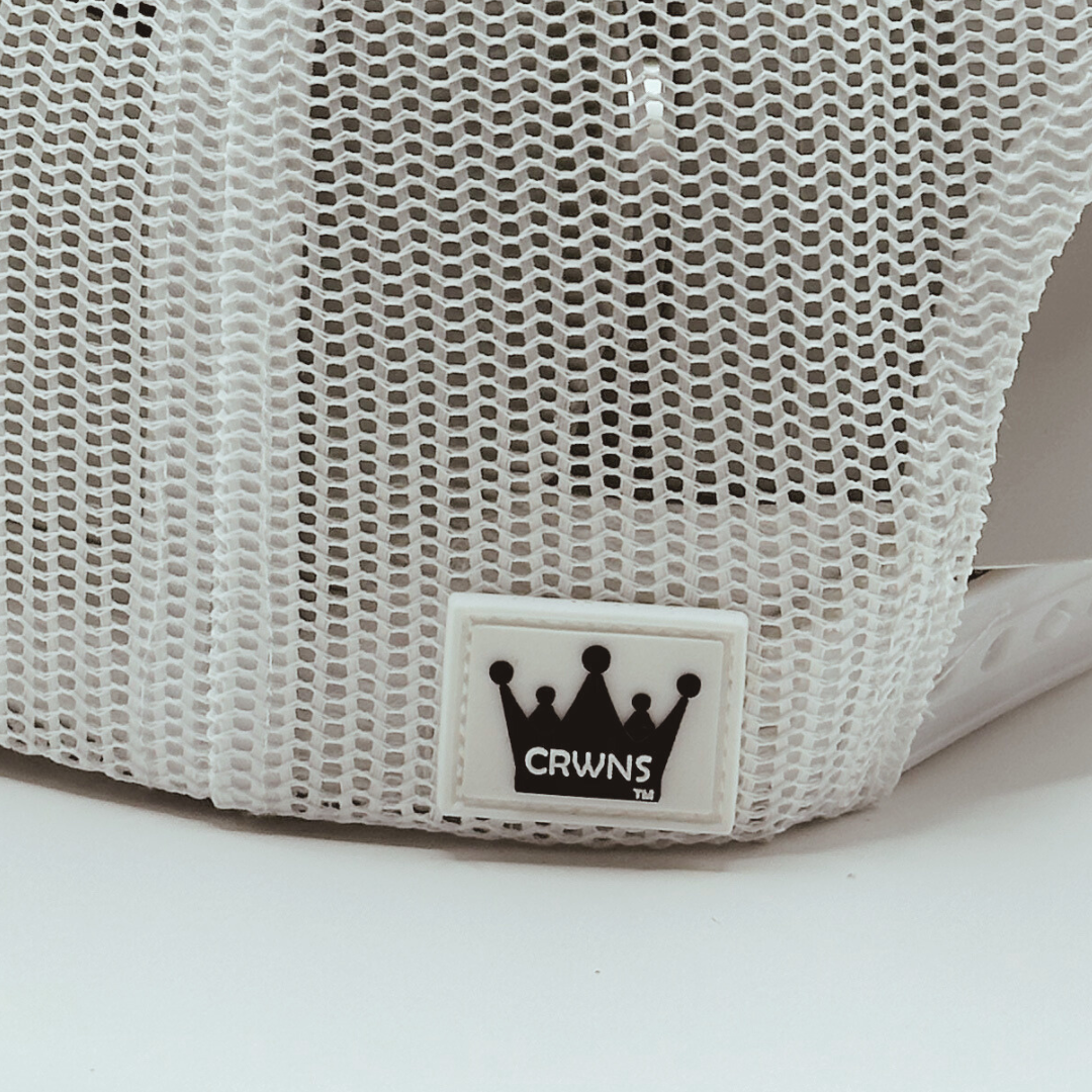 NO SleeP Trucker cap-White Gray